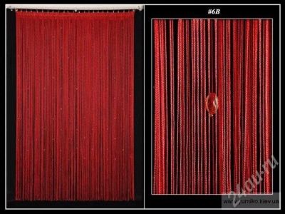 Лот: 711260. Фото: 1. новые нитяные шторы бордовые со... Шторы, тюль