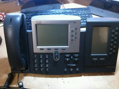 Лот: 4803428. Фото: 1. Cisco IP Phone 7962 + 7915 Expansion... SIP, Видео-телефоны