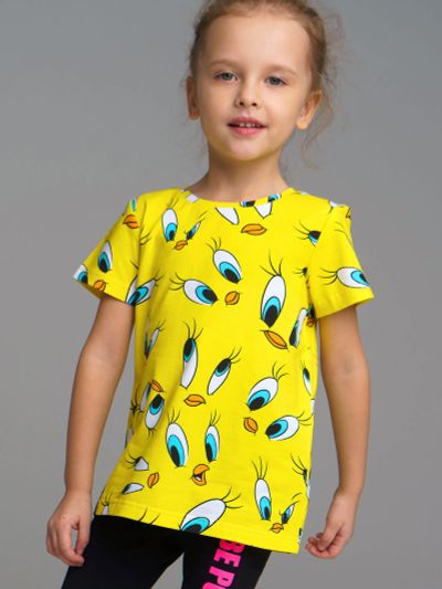 Лот: 22424152. Фото: 1. Футболка для девочки PlayToday... Другое (спортивная одежда)