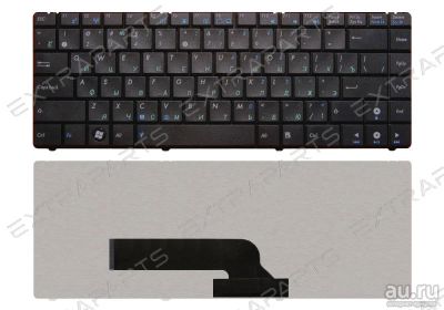 Лот: 15962081. Фото: 1. Клавиатура ASUS K40 (RU) черная. Клавиатуры для ноутбуков