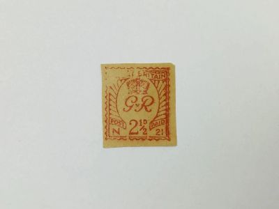 Лот: 23963670. Фото: 1. Вырезка с конверта. Король Георг... Марки