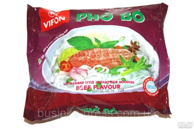 Лот: 12999569. Фото: 1. Pho bo (Фо бо) суп Фо (вкус говядины... Полуфабрикаты