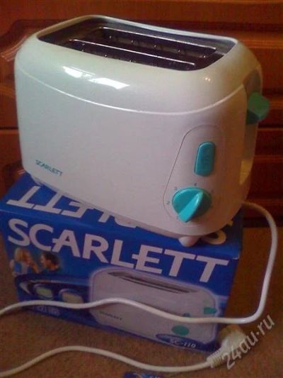Лот: 2219534. Фото: 1. Тостер Scarlett. Кухонная