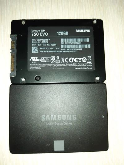 Лот: 18815122. Фото: 1. Samsung SSD 750 EVO 120GB 2 шт... SSD-накопители