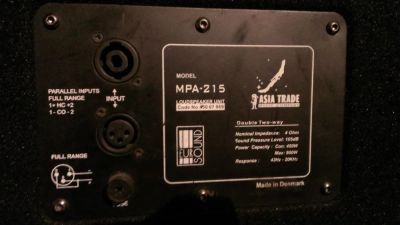 Лот: 6814993. Фото: 1. Eurosound MPA-215 также возможна... Эстрадная акустика и усилители