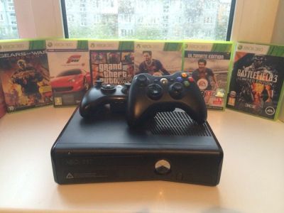 Лот: 4401278. Фото: 1. Xbox360 250gb, отличное состояние... Игровые приставки, консоли