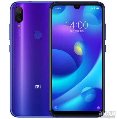 Лот: 13543177. Фото: 1. Xiaomi Mi Play 4/64Gb Blue, Global... Смартфоны