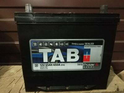 Лот: 12658252. Фото: 1. авто аккумулятор TAB polar s(зимняя... Аккумуляторы