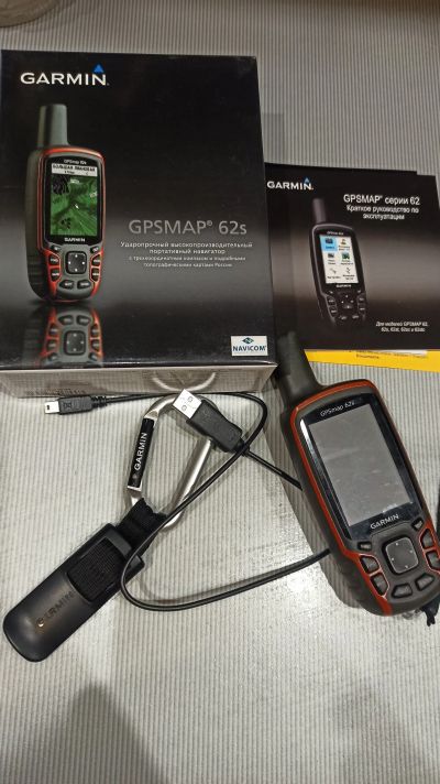 Лот: 24868060. Фото: 1. Навигатор Garmin 62s б/у. GPS-навигаторы