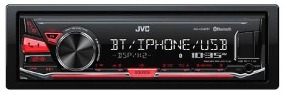 Лот: 10795411. Фото: 1. Автомагнитола JVC KD-X342BT новое... Автомагнитолы