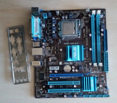 Лот: 16280773. Фото: 1. Материнская плата 775 Asus P5G41T-M... Материнские платы