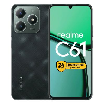 Лот: 24469437. Фото: 1. Смартфон realme С61 6/128GB Green. Смартфоны