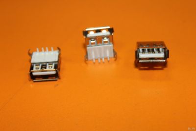 Лот: 17452413. Фото: 1. Разъем USB US-009, белый USB2... Разъёмы