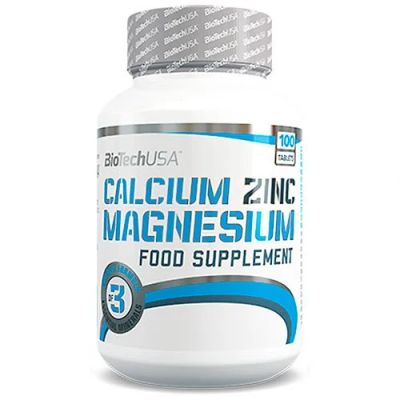 Лот: 10869043. Фото: 1. Calcium Zinc Magnesium 100 капс... Спортивное питание, витамины