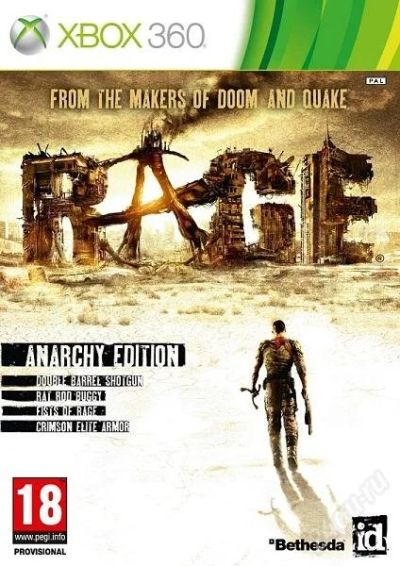 Лот: 2211215. Фото: 1. Rage Anarchy Edition (Xbox 360... Игры для консолей