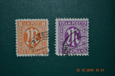 Лот: 8710749. Фото: 1. Оккупация Германии 1945г. Марки