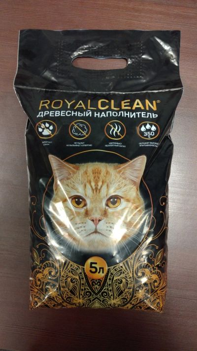 Лот: 12599683. Фото: 1. Наполнитель ROYAL CLEAN Премиум... Миски, лотки, наполнители