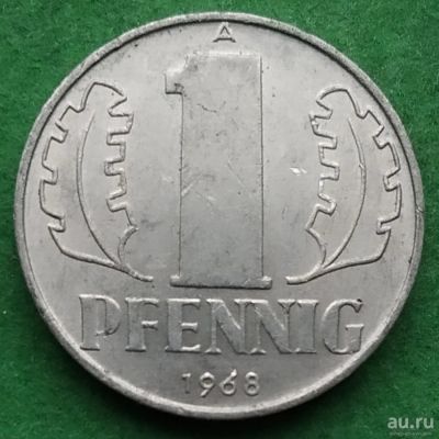 Лот: 18488836. Фото: 1. ГДР Восточная Германия 1 пфенниг... Германия и Австрия