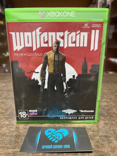 Лот: 15111886. Фото: 1. Wolfenstein 2. Лицензионный диск... Игры для консолей