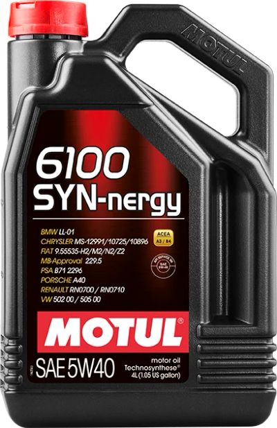 Лот: 11874831. Фото: 1. Масло моторное MOTUL 6100 SYN-nergy... Масла, жидкости