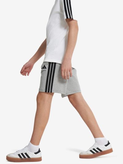 Лот: 25065229. Фото: 1. Шорты для мальчиков adidas, Серый. Шорты