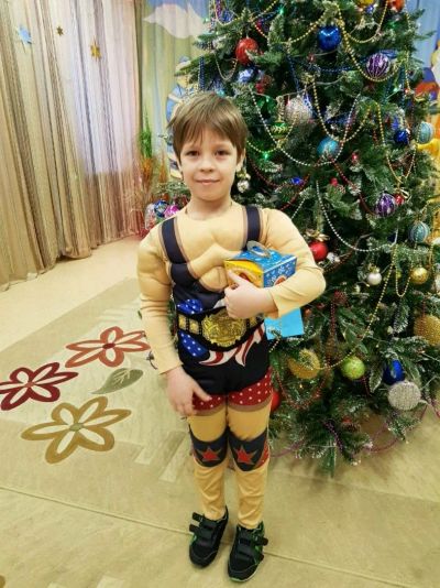 Лот: 12850233. Фото: 1. Костюм силача. Детские карнавальные, праздничные костюмы