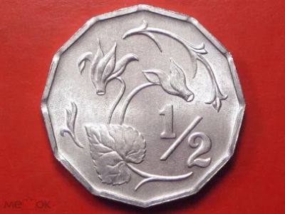 Лот: 17892682. Фото: 1. Кипр 1/2 цента 1983. Европа