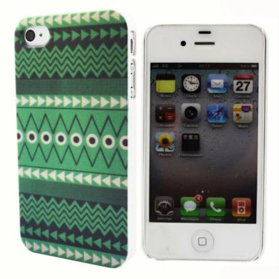 Лот: 3575439. Фото: 1. чехол на Iphone 4 / 4S (зеленый... Чехлы, бамперы