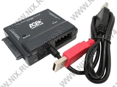 Лот: 3571272. Фото: 1. AgeStar FUBCP USB2.0 To IDE/ Serial... Шлейфы, кабели, переходники