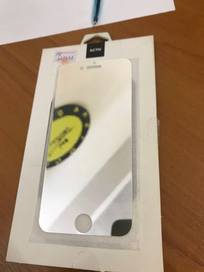 Лот: 16089476. Фото: 1. Защитное стекло iPhone 6 зеркальное. Дисплеи, дисплейные модули, тачскрины