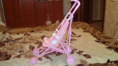 Лот: 3635076. Фото: 1. коляска для кукол. Куклы и аксессуары