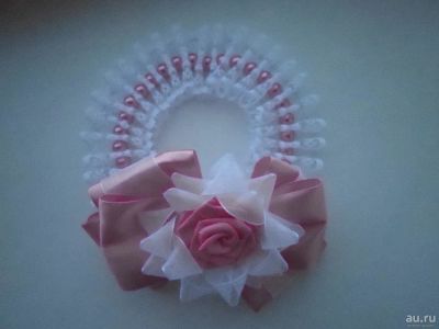 Лот: 9746024. Фото: 1. Резинка на гульку(пучок) 1. Цветы из ткани