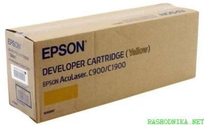 Лот: 11423857. Фото: 1. Тонер-картридж желтый EPSON C13S050097... Картриджи, расходные материалы