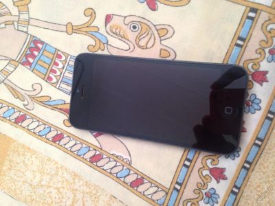 Лот: 5699453. Фото: 1. iPhone 5 черный 32gb iOS 7.3 для... Смартфоны