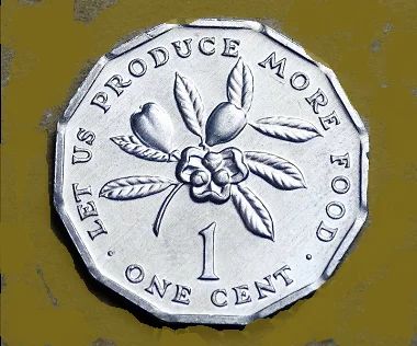 Лот: 16330271. Фото: 1. Ямайка 1 цент 1975 UNC из ролла... Америка