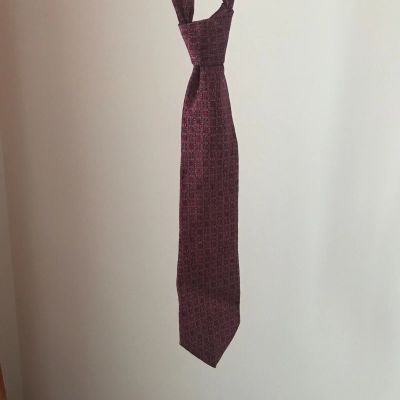 Лот: 13039065. Фото: 1. Красный шелковый галстук Dupont... Галстуки