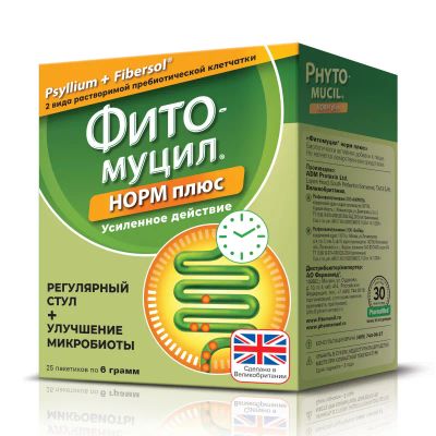 Лот: 25224874. Фото: 1. Фитомуцил Норм Плюс порошок 6... Лекарства