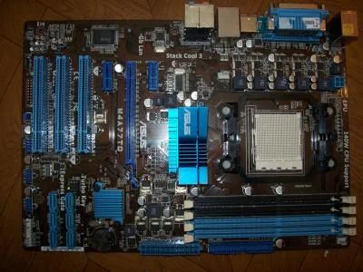 Лот: 3385052. Фото: 1. Материнская плата ASUS M4A77TD... Материнские платы