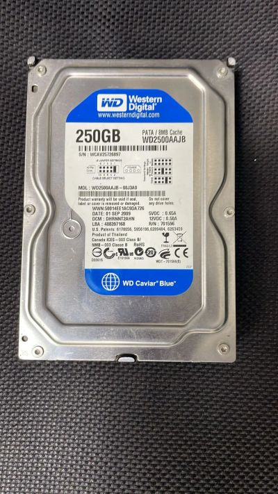 Лот: 20993676. Фото: 1. Жёсткий диск Western Digital 250Gb... Жёсткие диски