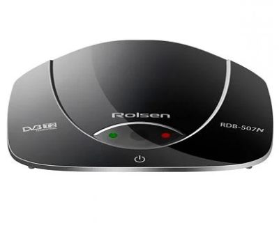 Лот: 3373211. Фото: 1. Эфирный Ресивер DVB-T2 Rolsen... Цифровое, спутниковое ТВ
