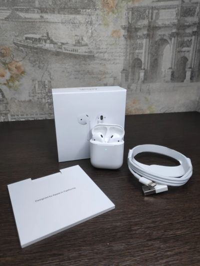 Лот: 16903991. Фото: 1. Airpods 2 Премиум качества. Наушники, гарнитуры