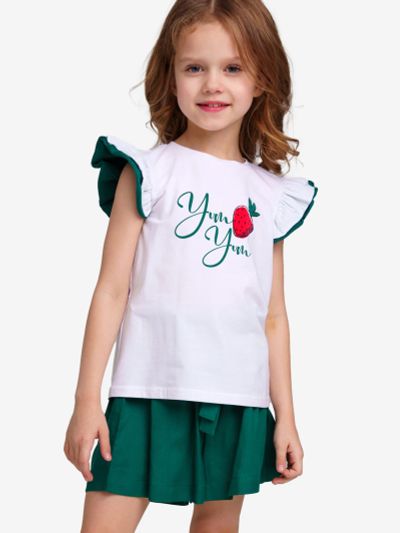Лот: 25365039. Фото: 1. Футболка Playtoday для девочки... Другое (спортивная одежда)