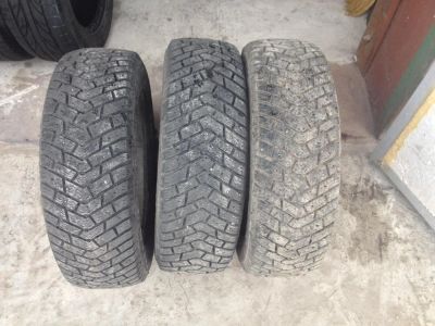 Лот: 10173727. Фото: 1. 3 зимние шины Goodyear 195/65... Шины