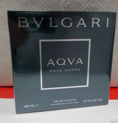 Лот: 6742724. Фото: 1. Туалетная вода Bvlgari Aqva 100... Подарки на 23 февраля