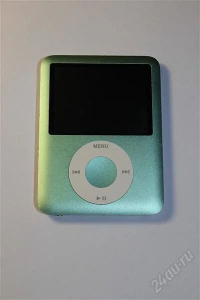 Лот: 1597624. Фото: 1. iPod nano 3. 8Gb (Зеленый). Плееры