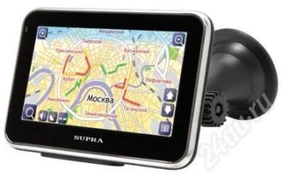 Лот: 699554. Фото: 1. GPS-навигатор Supra SNP-433. GPS-навигаторы