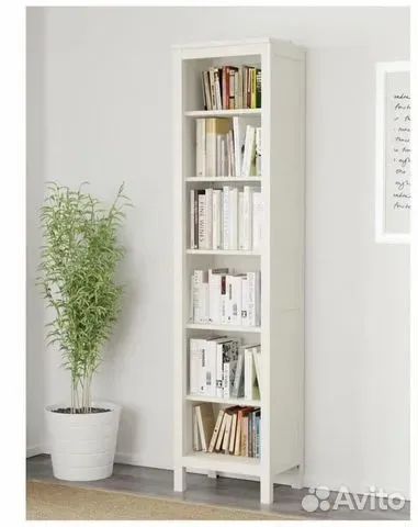 Лот: 20547098. Фото: 1. Стеллаж IKEA хемнэс hemnes (белый... Полки, стеллажи, этажерки