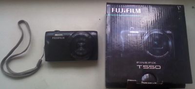 Лот: 7969647. Фото: 1. Fijifilm T550 + флешка 16гб (обмен... Цифровые компактные