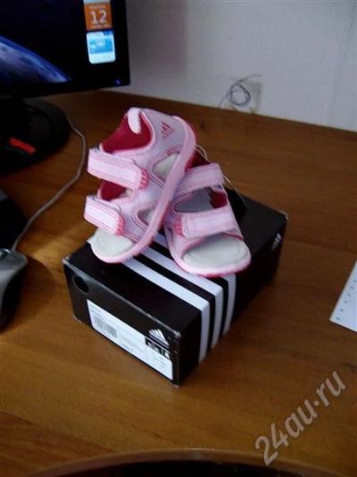 Лот: 511936. Фото: 1. Босоножки детские Adidas. Другое (дети растут)