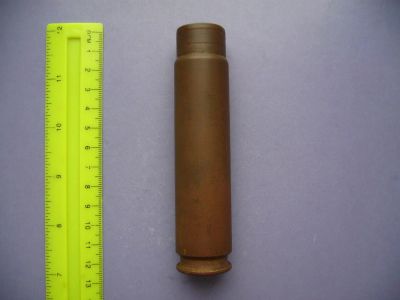 Лот: 2779409. Фото: 1. Гильза от авиационной пушки НС-23... Оружие